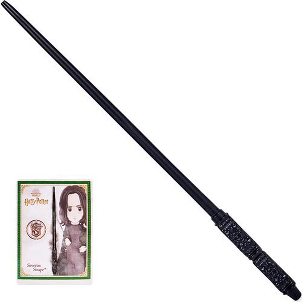 The Noble Collection - Severus Snape Wand In A Standard Glass Box - Wizarding World 14 Inch (35 Cm) Wand - Harry Potter Movie Props Wands Movie Set