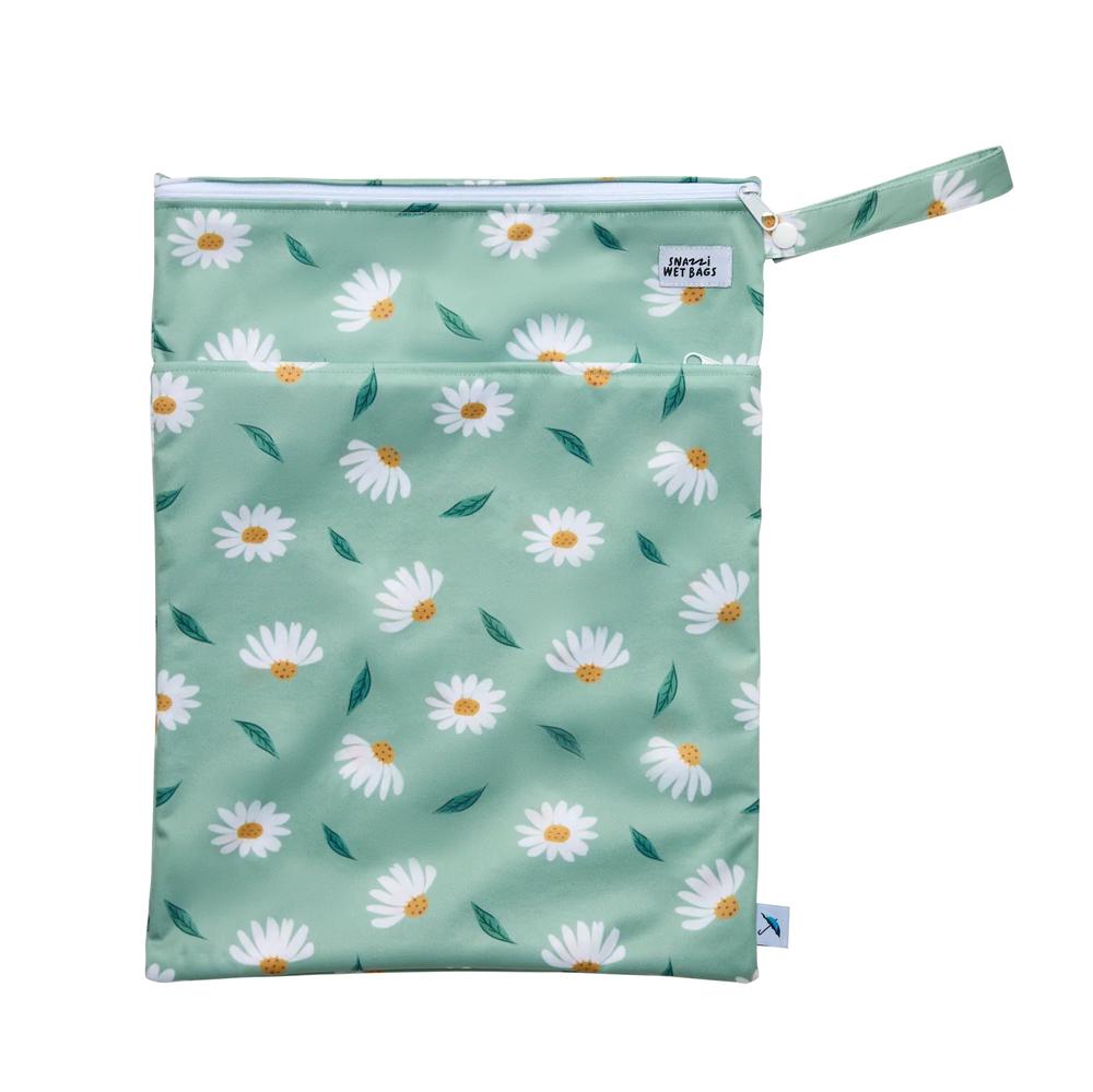 Snazzi Double Pocket Wet Bag (Daisy Meadow), 0781005396830