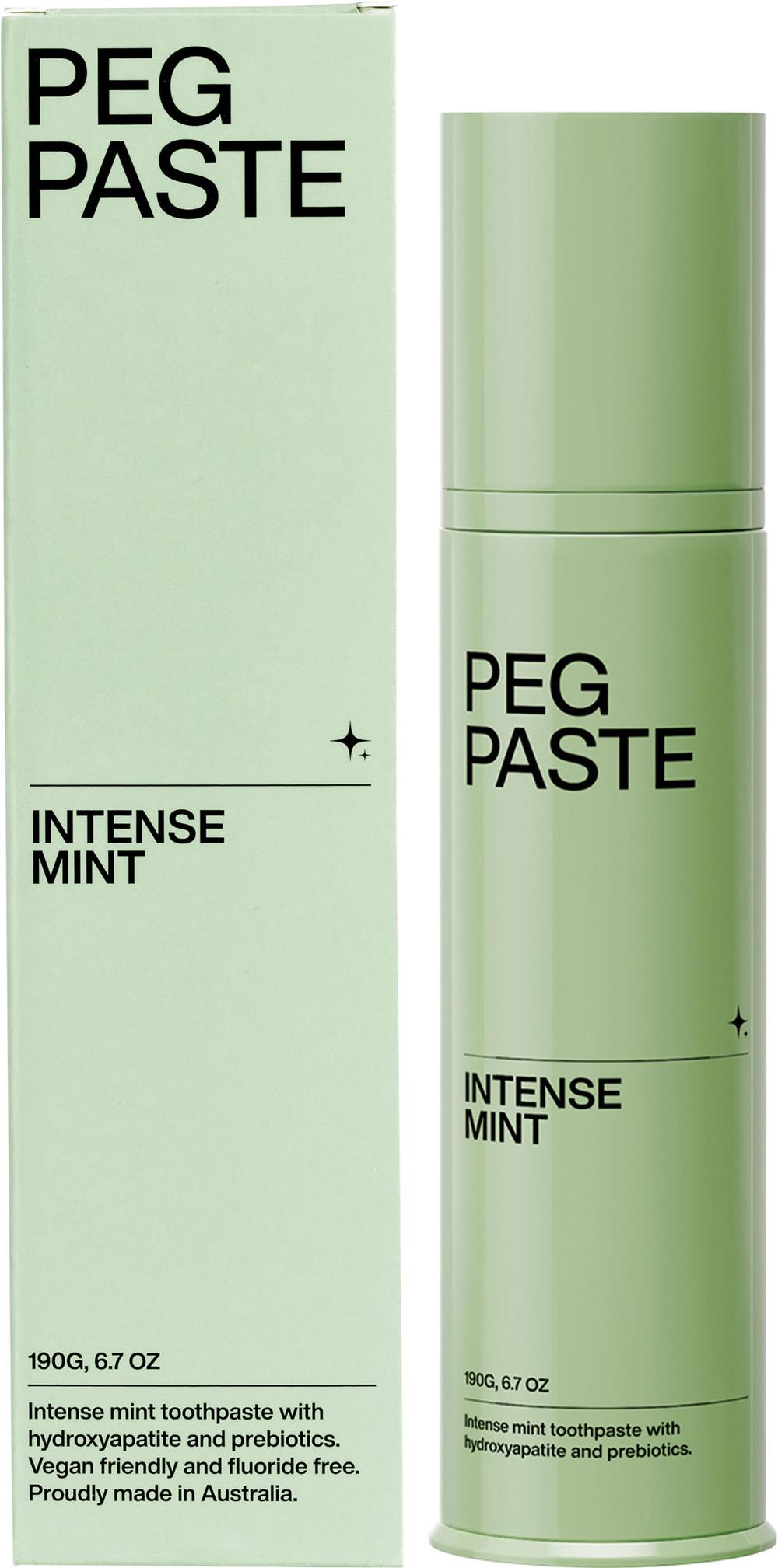 Natural Toothpaste with Hydroxyapatite Intense Mint - 190g, 0781005532177