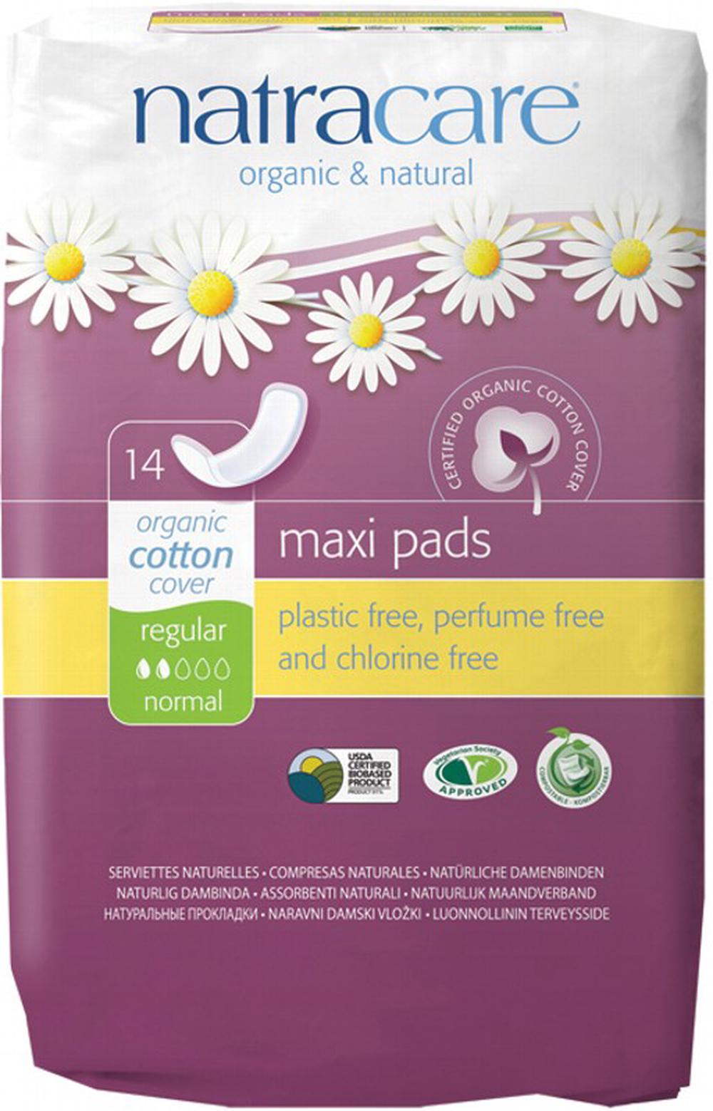 Maxi Pads Regular, 14 Pads, 0782126003027