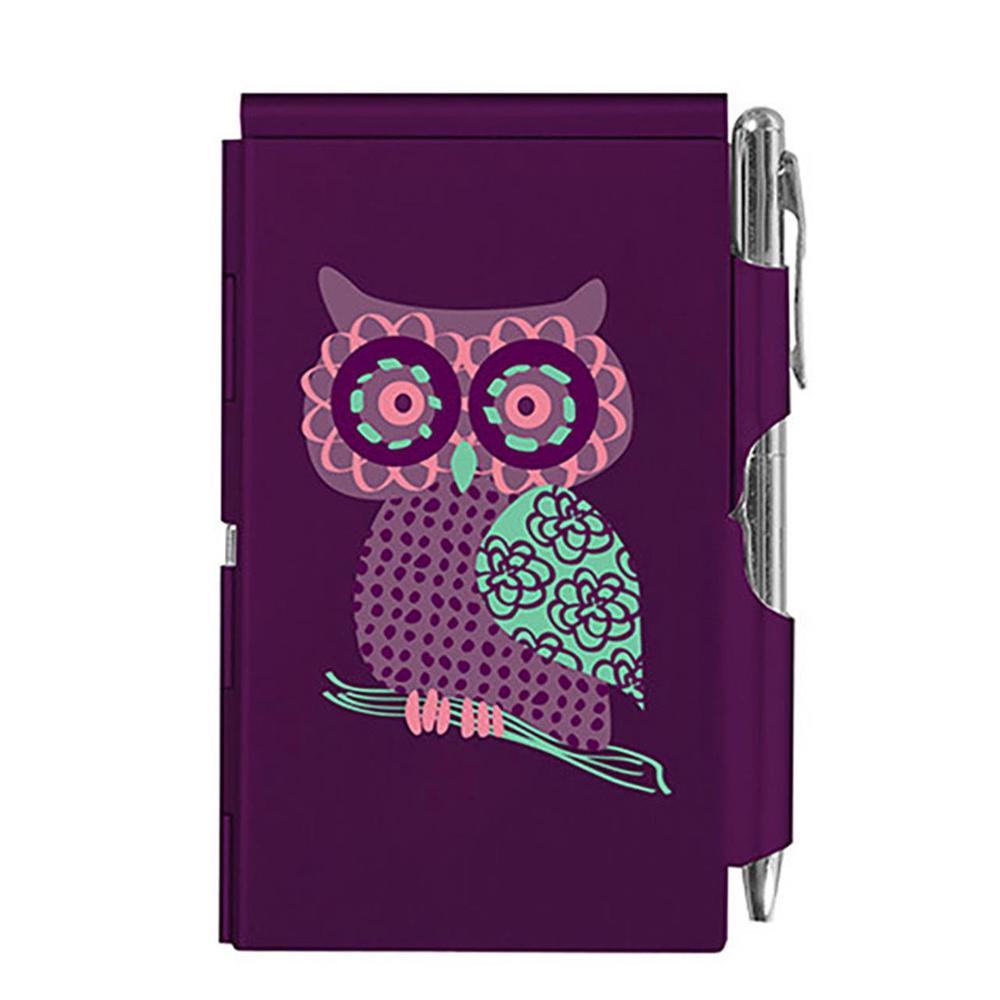 Flip Notes - Owl wint Ballpoint (Purple), 0784229016300