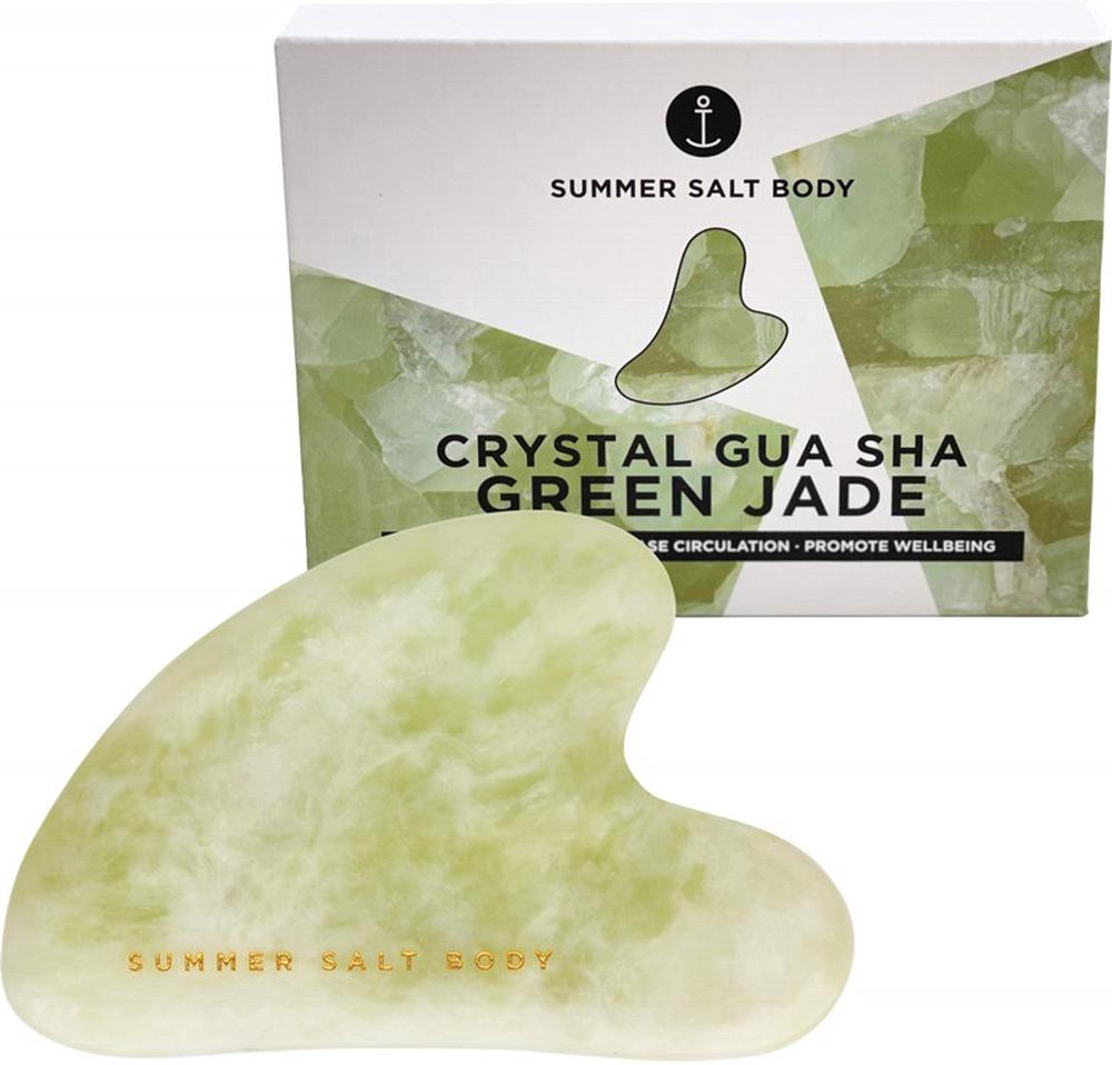 Summer Salt Body Crystal Gua Sha (Green Jade), 0785571162110