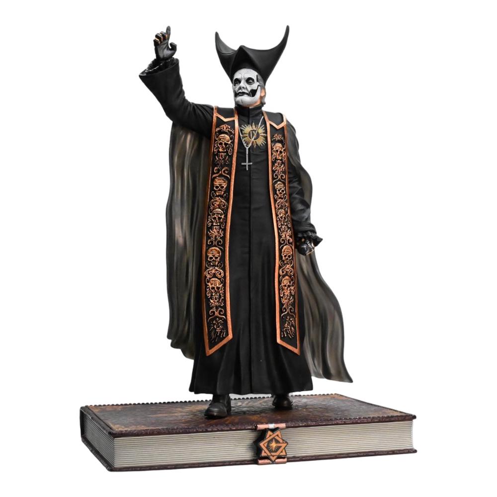 KnuckleBonz Ghost - Papa Emeritus (B/Robes) Rock Iconz Statue - 8.5 Inch, 0785571595697
