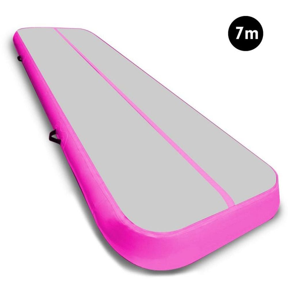 AirTrack Inflatable Tumbling Mat (Grey Pink) - 7x1x0.2 Metre by AirTrack - ISBN: 0787099884628