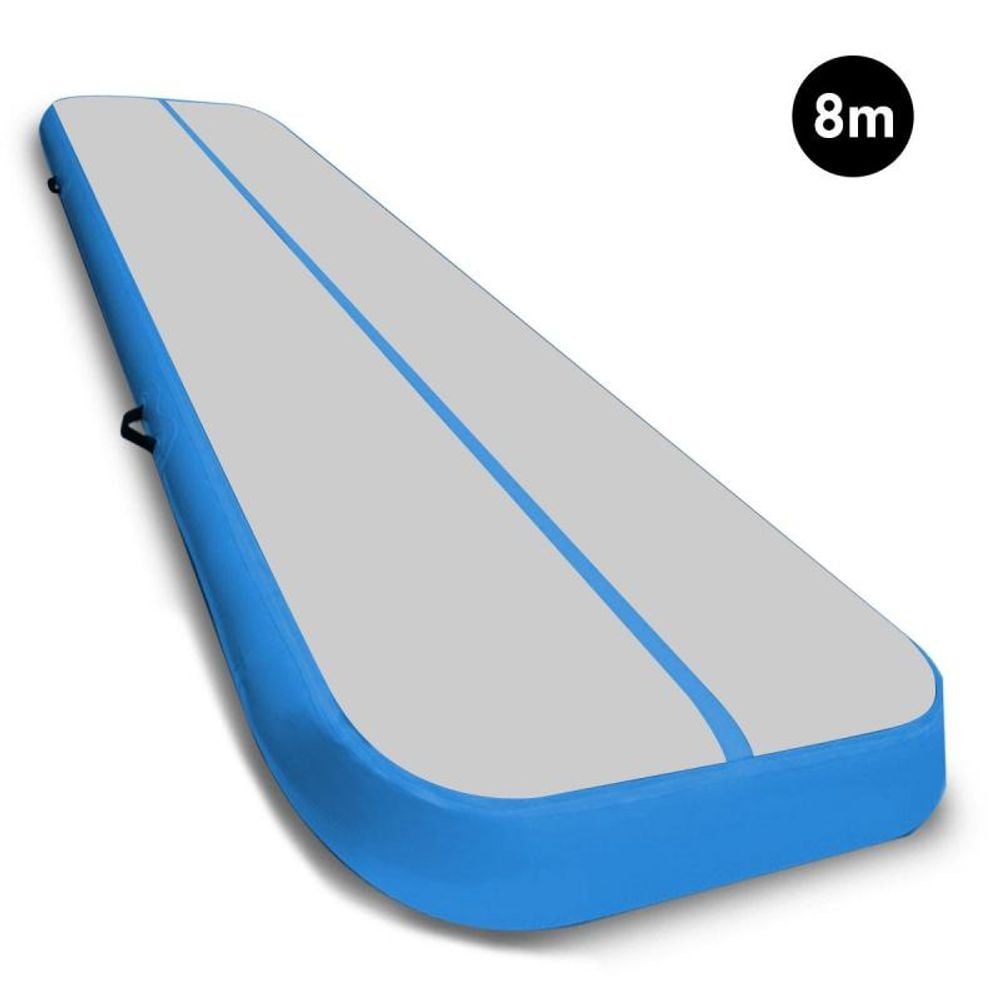 AirTrack Inflatable Tumbling Mat (Grey Blue) - 8x1x0.2 Metre by AirTrack - ISBN: 0787099884666