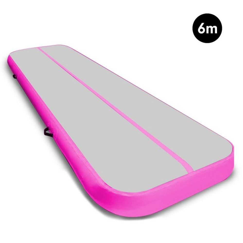AirTrack Inflatable Tumbling Mat (Grey Pink) - 6x2x0.2 Metre by AirTrack - ISBN: 0787099884772