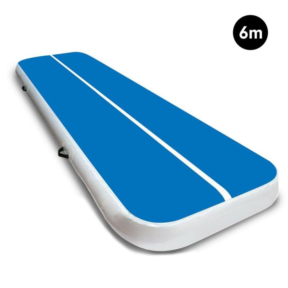 AirTrack Inflatable Tumbling Mat (Blue White) - 6x2x0.2 Metre by AirTrack - ISBN: 0787099884796