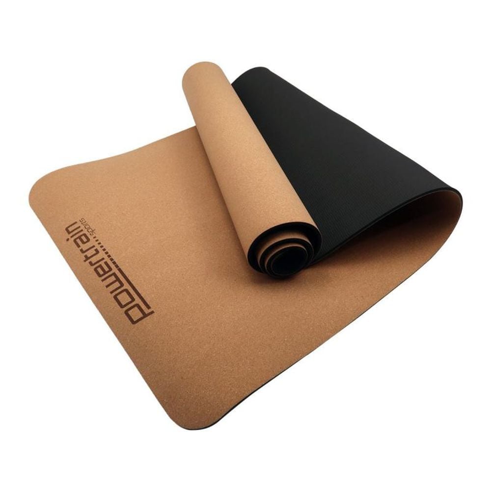 Powertrain Cork Yoga Mat with Carry Straps (Plain) by Powertrain - ISBN: 0787099891312