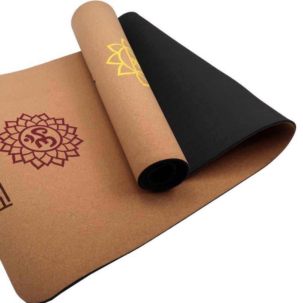 Powertrain Cork Yoga Mat with Carry Straps (Chakras) by Powertrain - ISBN: 0787099891336