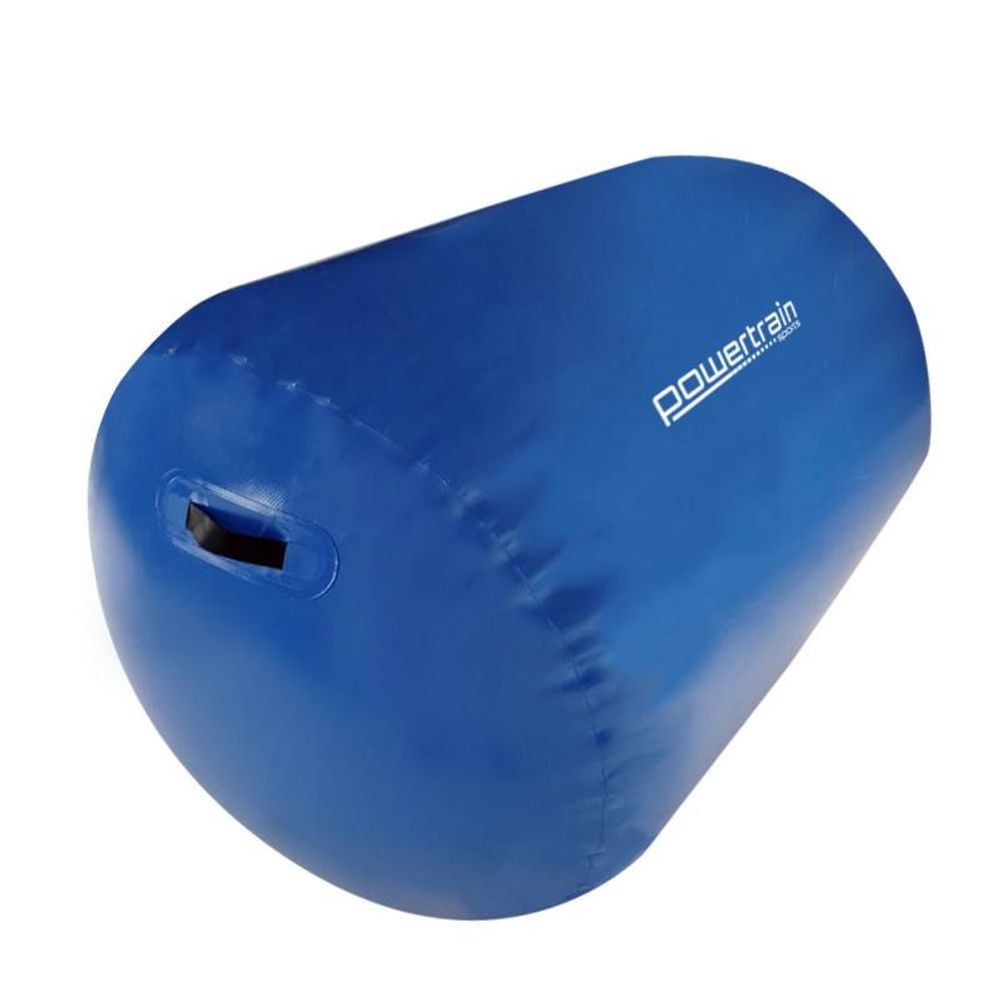 Powertrain Inflatable Gymnastics Air Barrel Exercise Roller (Blue) - 120 x 75cm by Powertrain - ISBN: 0787099892333