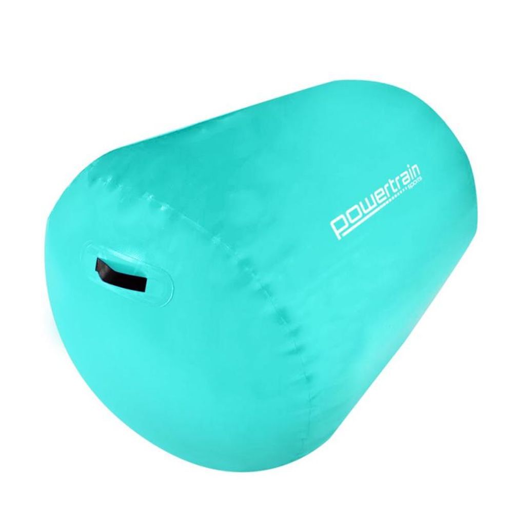 Powertrain Inflatable Gymnastics Air Barrel Exercise Roller (Green) - 120 x 75cm by Powertrain - ISBN: 0787099892340