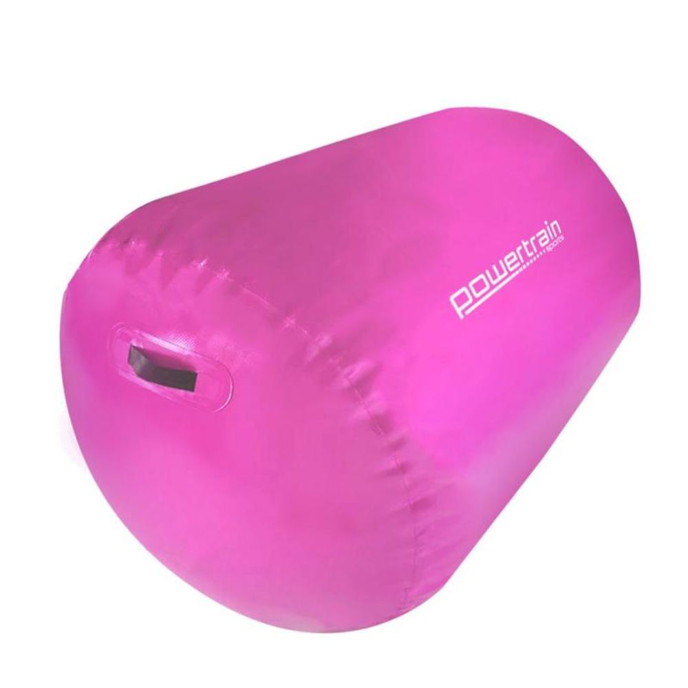 Powertrain Inflatable Gymnastics Air Barrel Exercise Roller (Pink) - 120 x 75cm by Powertrain - ISBN: 0787099892357