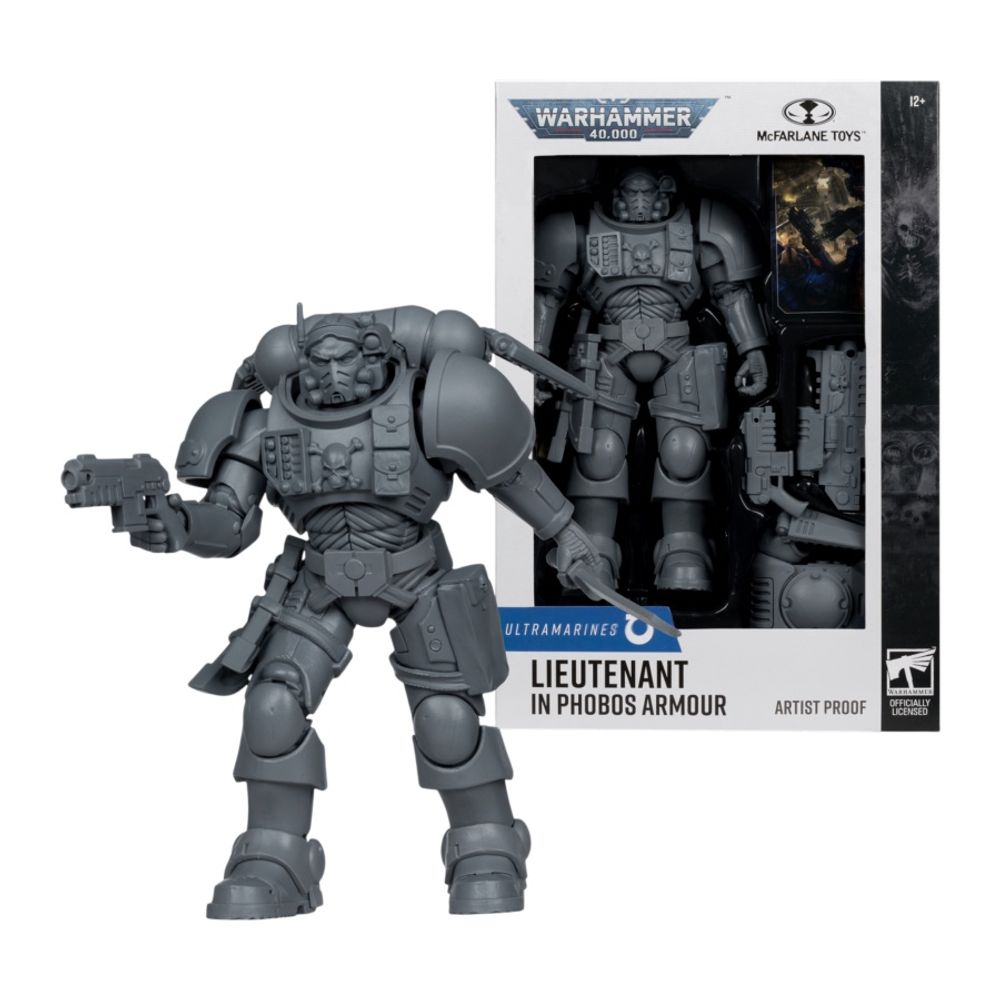McFarlane Toys Warhammer 40000 - Lieutenant In Phobos Armor (Artist Proof) Figure - 7 Inches by McFarlane Toys - ISBN: 0787926109078