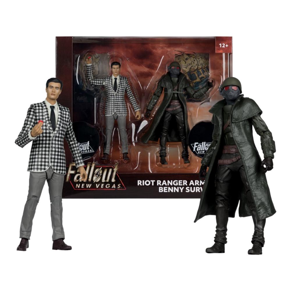 McFarlane Toys Fallout: New Vegas - Riot Ranger Armor And Benny Survivor 7" Figure, 2 Pack, 0787926116472
