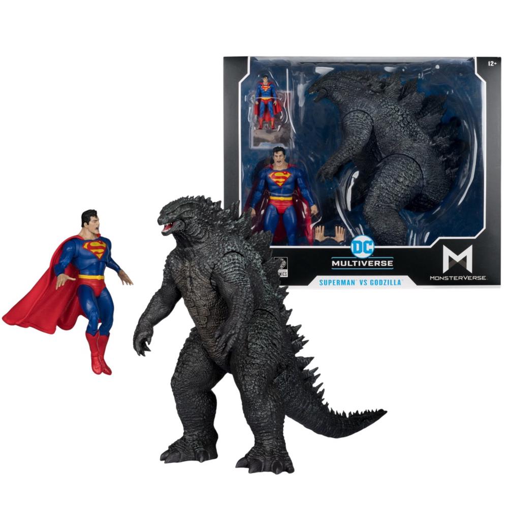 DC - Justice League Monsterverse: Superman Vs Godzilla, 2 Pack - 7 Inch, 0787926138610