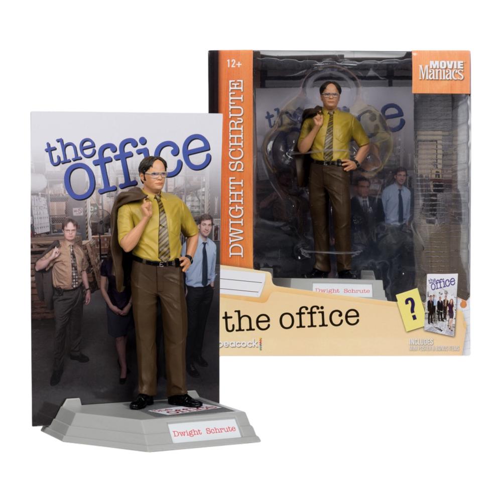 McFarlane Toys Movie Maniacs - Dwight (The office) Figure - 6 Inches, 0787926140798