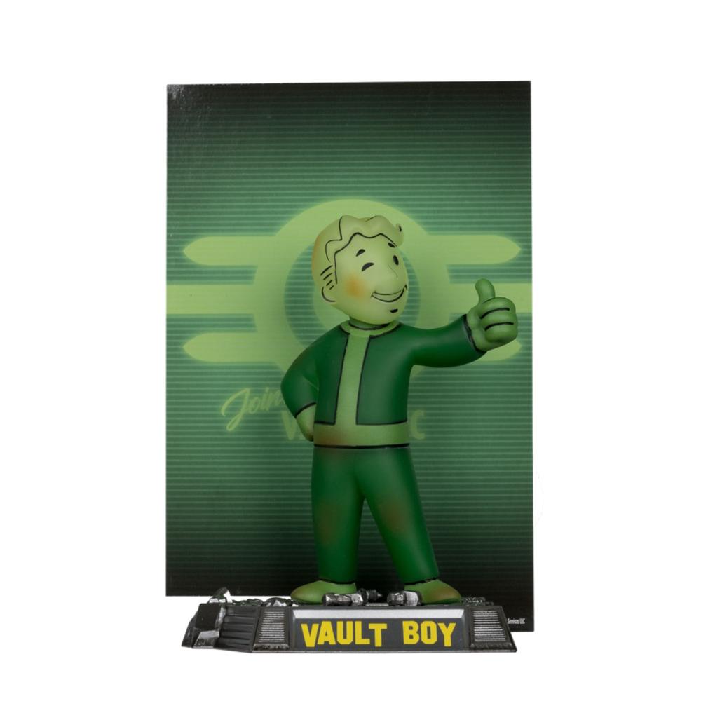 McFarlane Toys Fallout - Vault Boy (Glow) Movie Maniacs Gold Label Figure - 6 Inch, 0787926141085