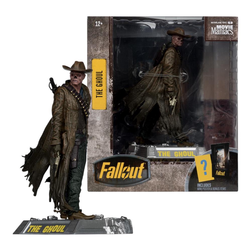 McFarlane Toys Fallout (TV) - Movie Maniacs (Season 2) The Ghoul 6" Posed Figure, 0787926141269