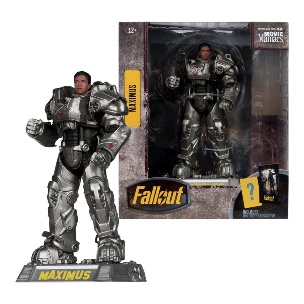 McFarlane Toys Fallout (TV) - Movie Maniacs (Season 2) Maximus 6" Posed Figure, 0787926141276