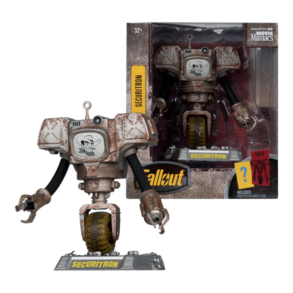 McFarlane Toys Fallout (TV) - Movie Maniacs (Season 2) Securitron 6" Posed Figure, 0787926141290