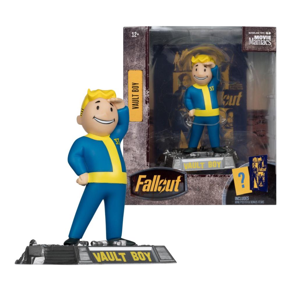 McFarlane Toys Fallout (TV) - Vault Boy (Season 2) V3 Movie Maniacs 6" Posed Figure, 0787926141337