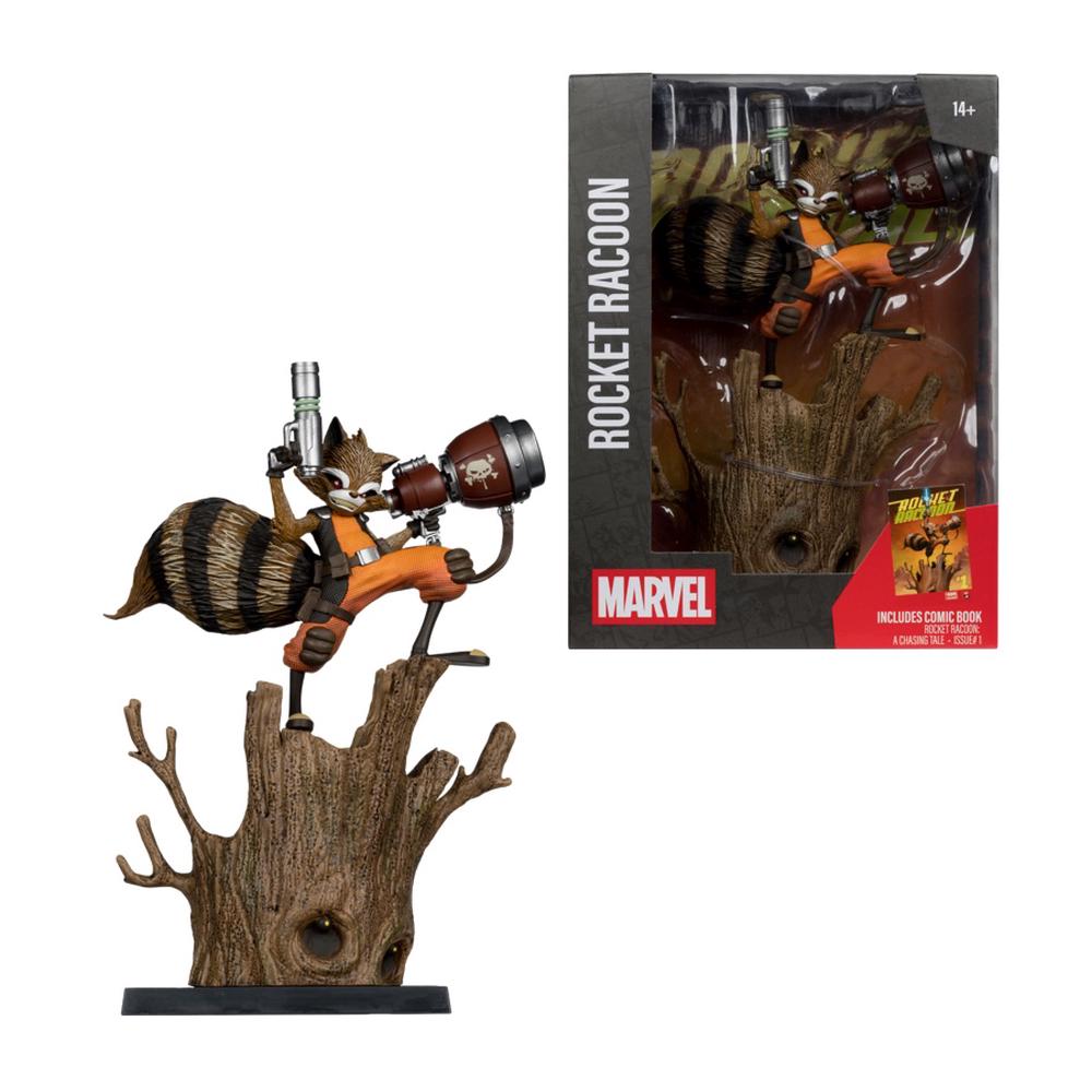 McFarlane Toys Marvel - Rocket Raccoon (Chasing Tale) 1:6 Scale Figure, 0787926148244