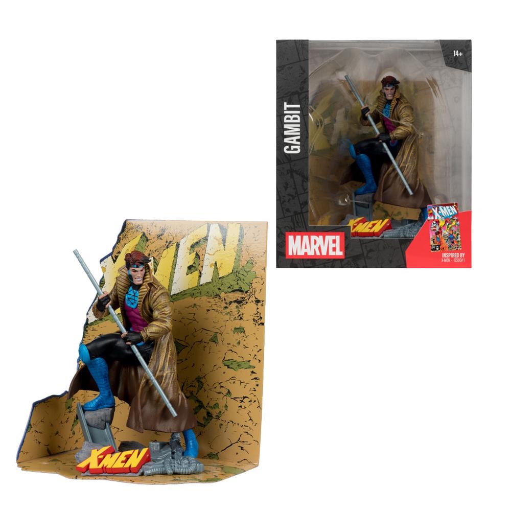 McFarlane Toys Marvel - Gambit (X-Men 1) 1:10 Scale Figure, 0787926148374