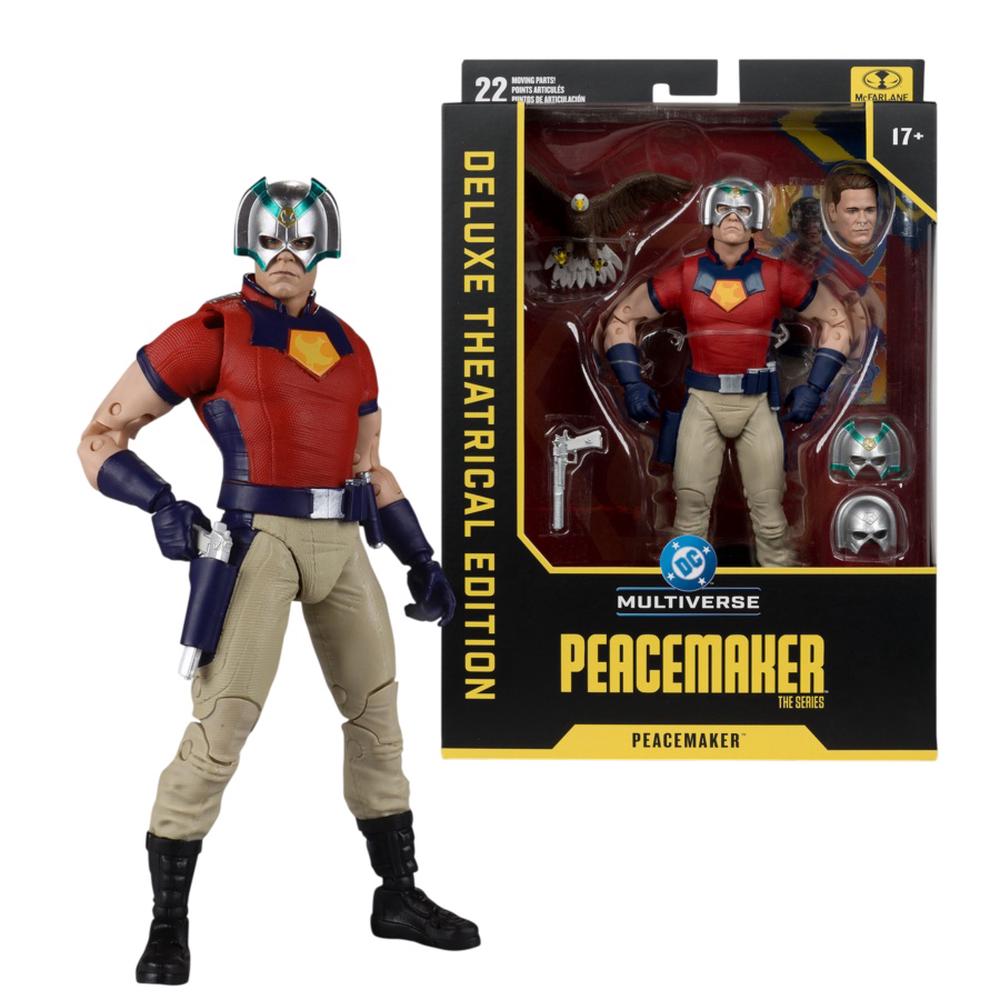 McFarlane Toys Peacemaker (TV) - Peacemaker 7" Deluxe Figure, 0787926159684