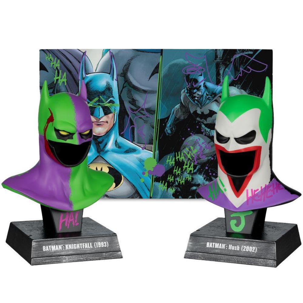 McFarlane Toys DC Direct - Batman Hush & Batman Knightfall Cowl (Jokerized) 1:3 Scale Cowl Gold Label, 2-Pack by McFarlane Toys - ISBN: 0787926179491