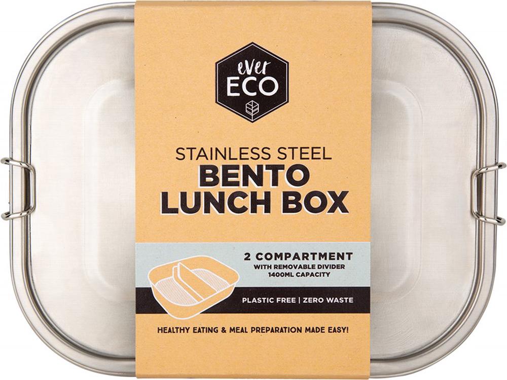 Ever Eco Stainless Steel Bento Lunch Box 1400mL Buy