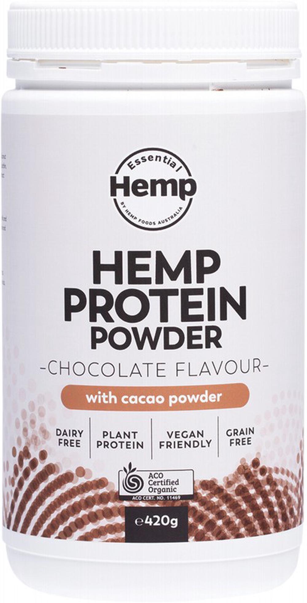 Essential Hemp Organic Hemp Protein Powder (Chocolate) - 420g, 0793591307909