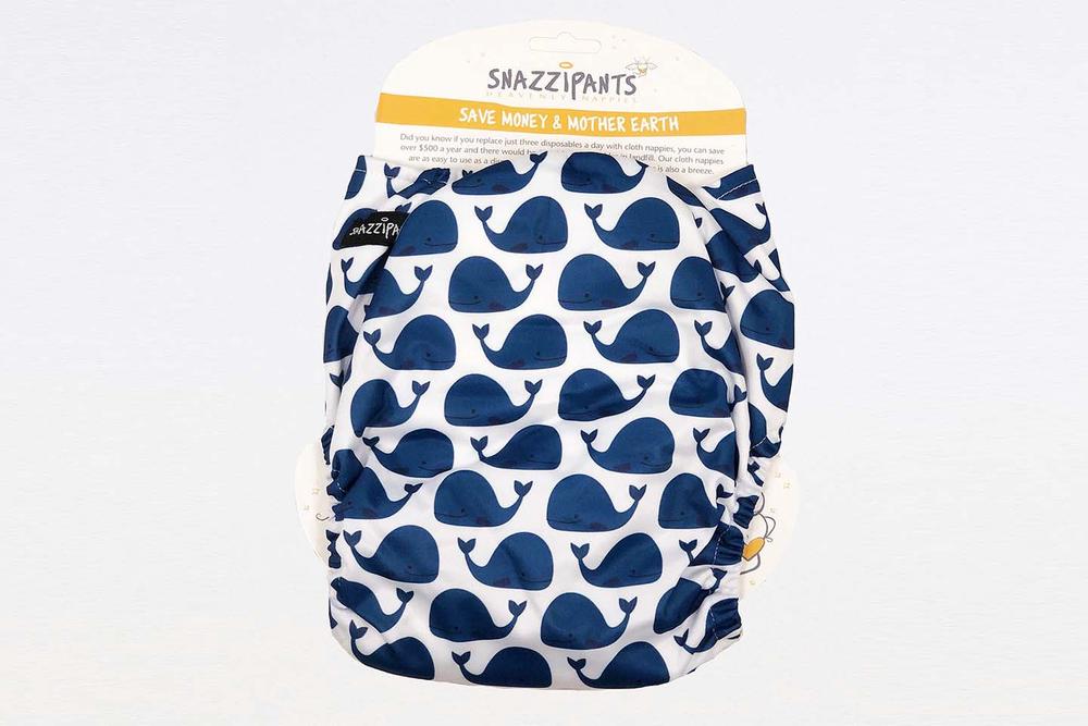 Snazzy Pants All in One Nappy (Whale), 0793591687193
