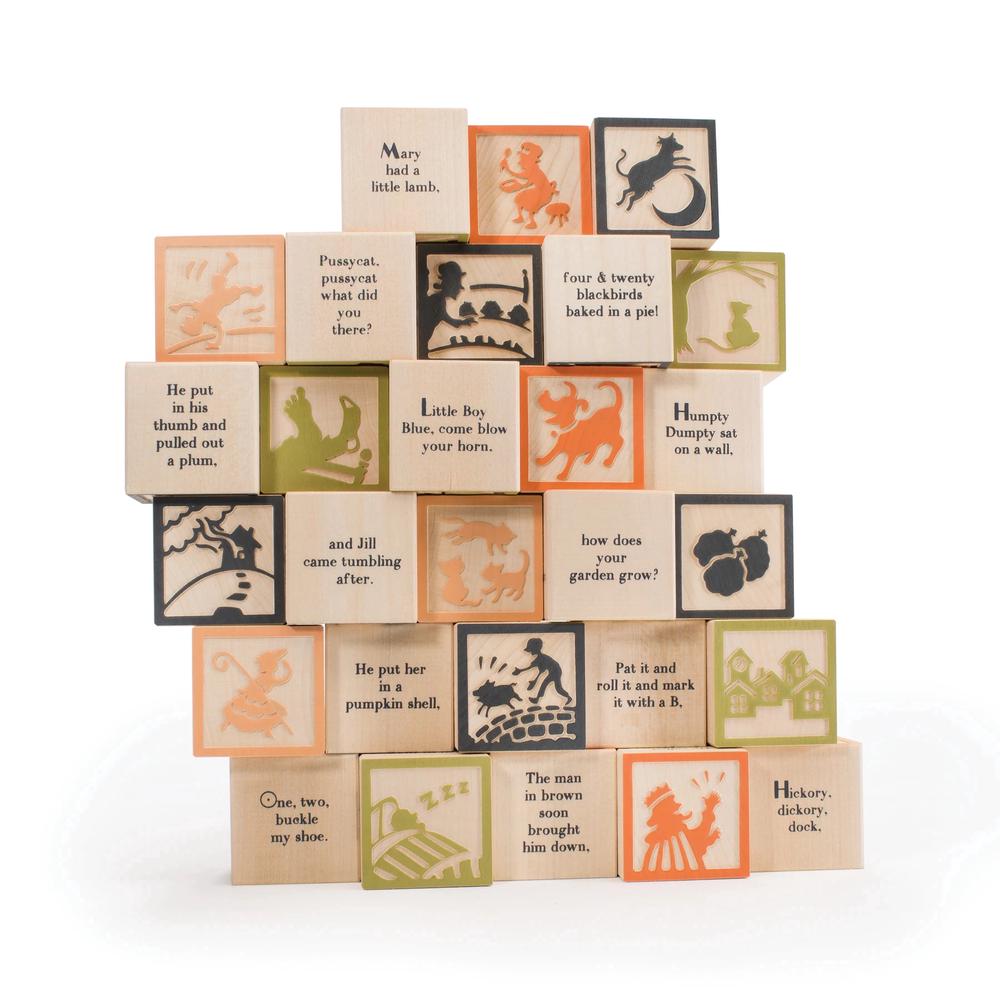 Nursery Rhyme, 28 Block Set, 0794813400750