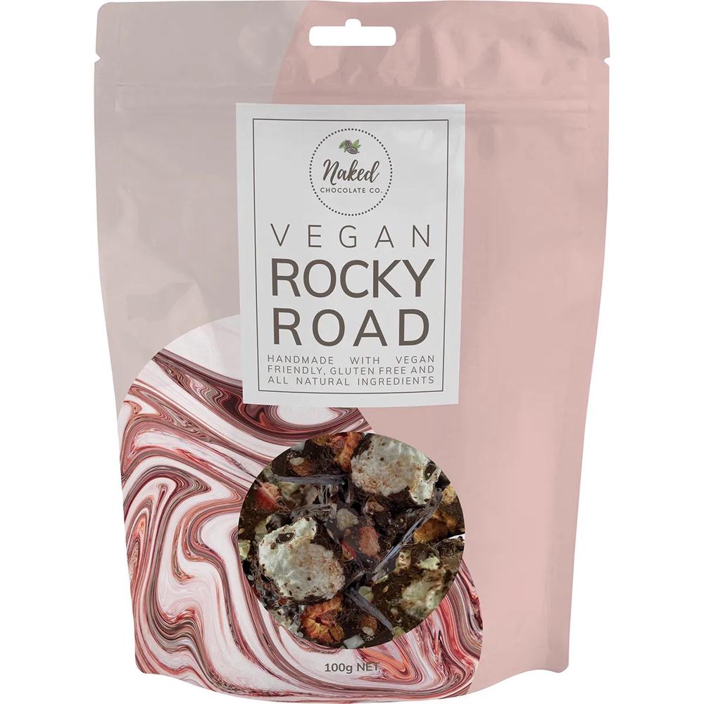 Vegan Rocky Road Dark Chocolate - 100g, 0796548234631