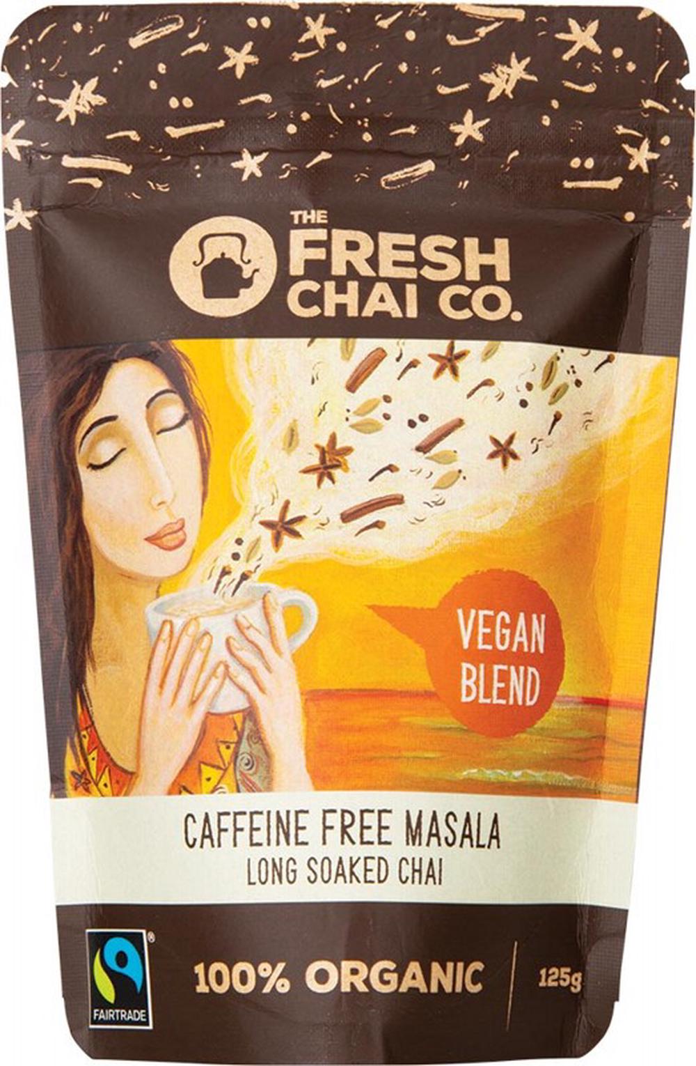 Vegan Caffeine (Free Masala Long Soaked Chai) - 125g, 0797776187133