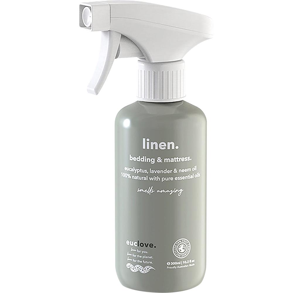 Linen Spray (Eucalyptus, Lavender & Neem Oil) - 300mL, 0797776418329