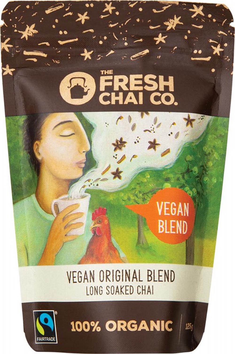 The Fresh Chai Co Vegan Original (Blend Long Soaked Chai) - 125g, 0797776901562