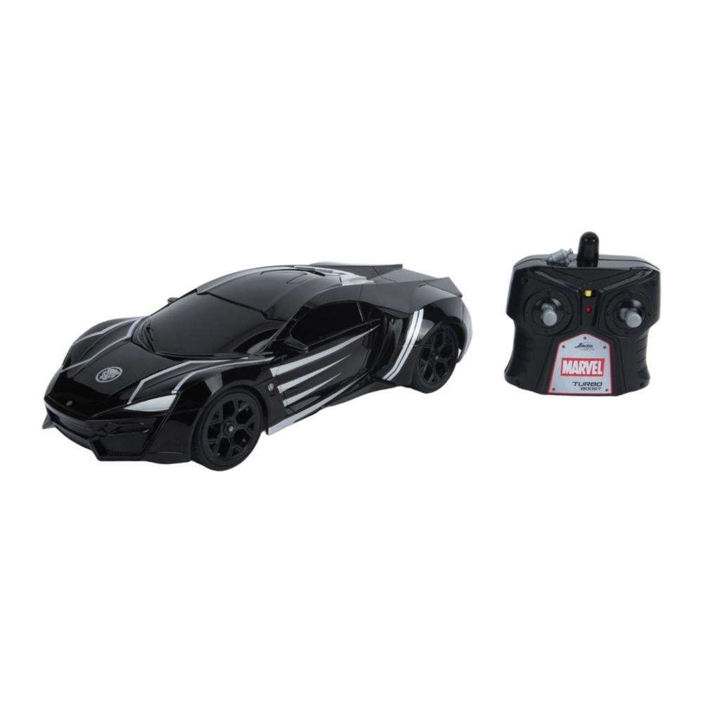 Marvel - 1:16 Lykan Hypersport (Black Panther) R/C Car, 0801310305447