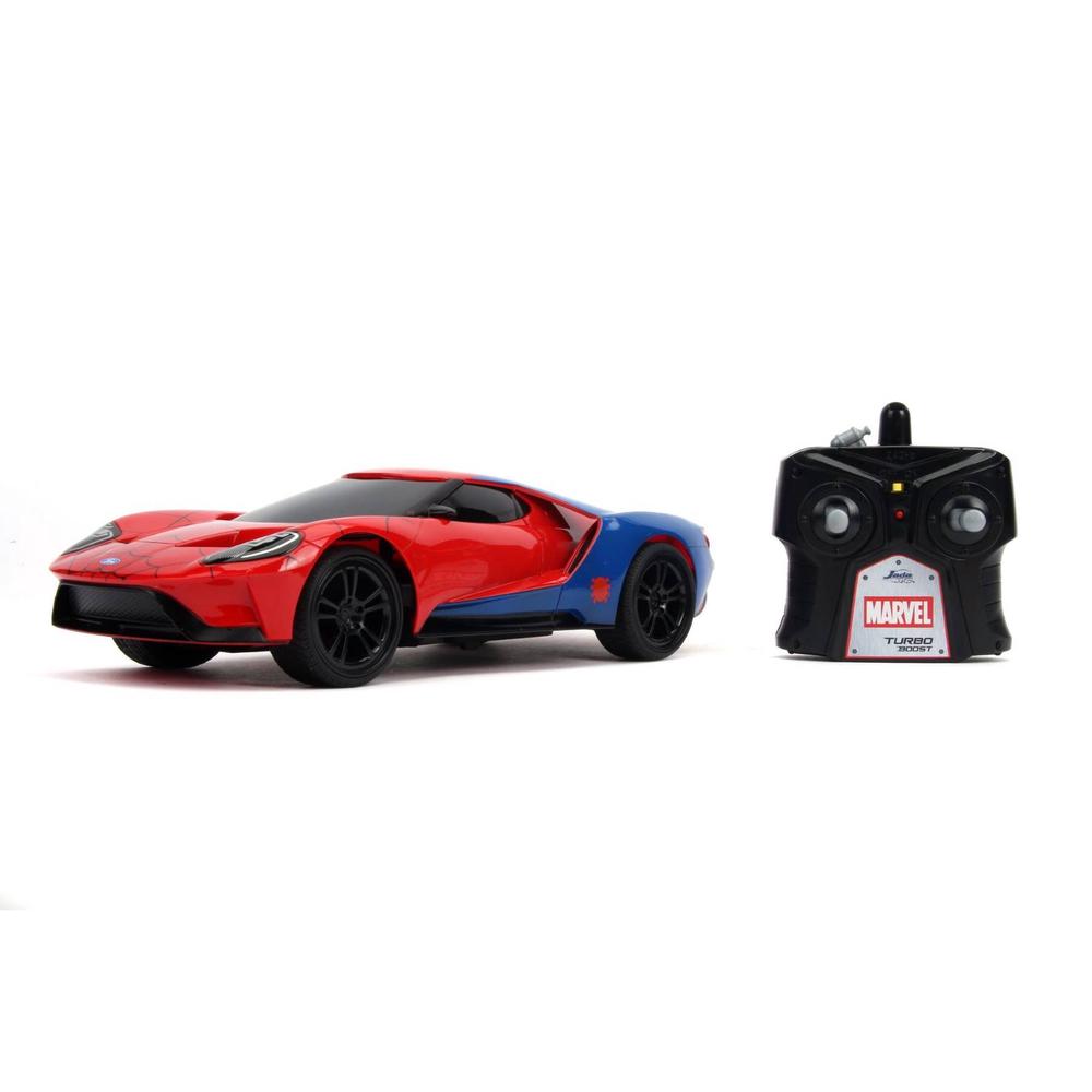 Marvel R/C 2017 Ford GT (Spiderman) Window Box, 1:16 Scale, 0801310307601