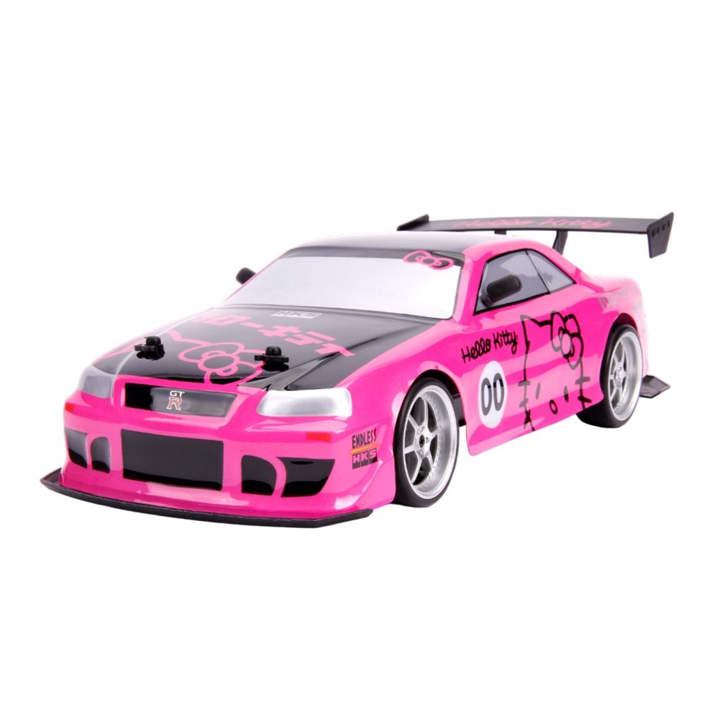 Hello Kitty - 2002 Nissan Skyline GT-R (BNR34) 1:10 RC Car, 0801310314326