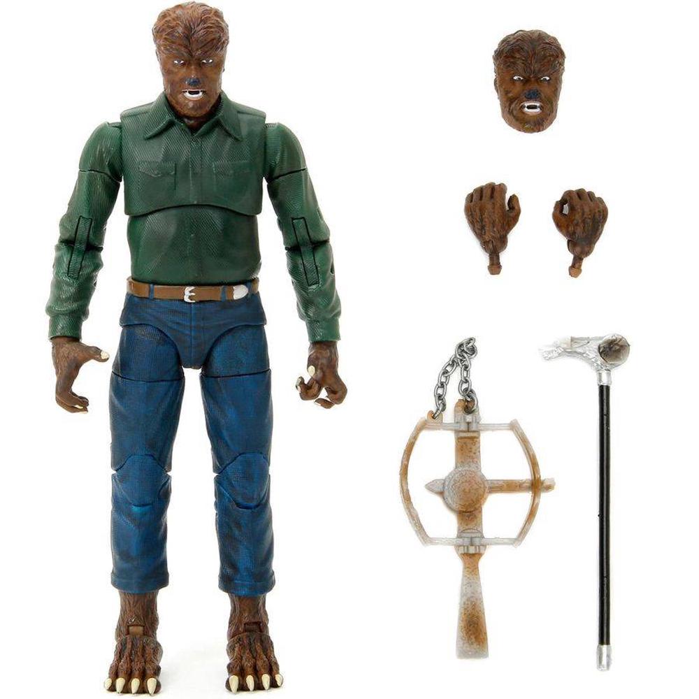Jada Toys Universal Monsters - Wolfman Deluxe Action Figure - 6 Inch, 0801310319628