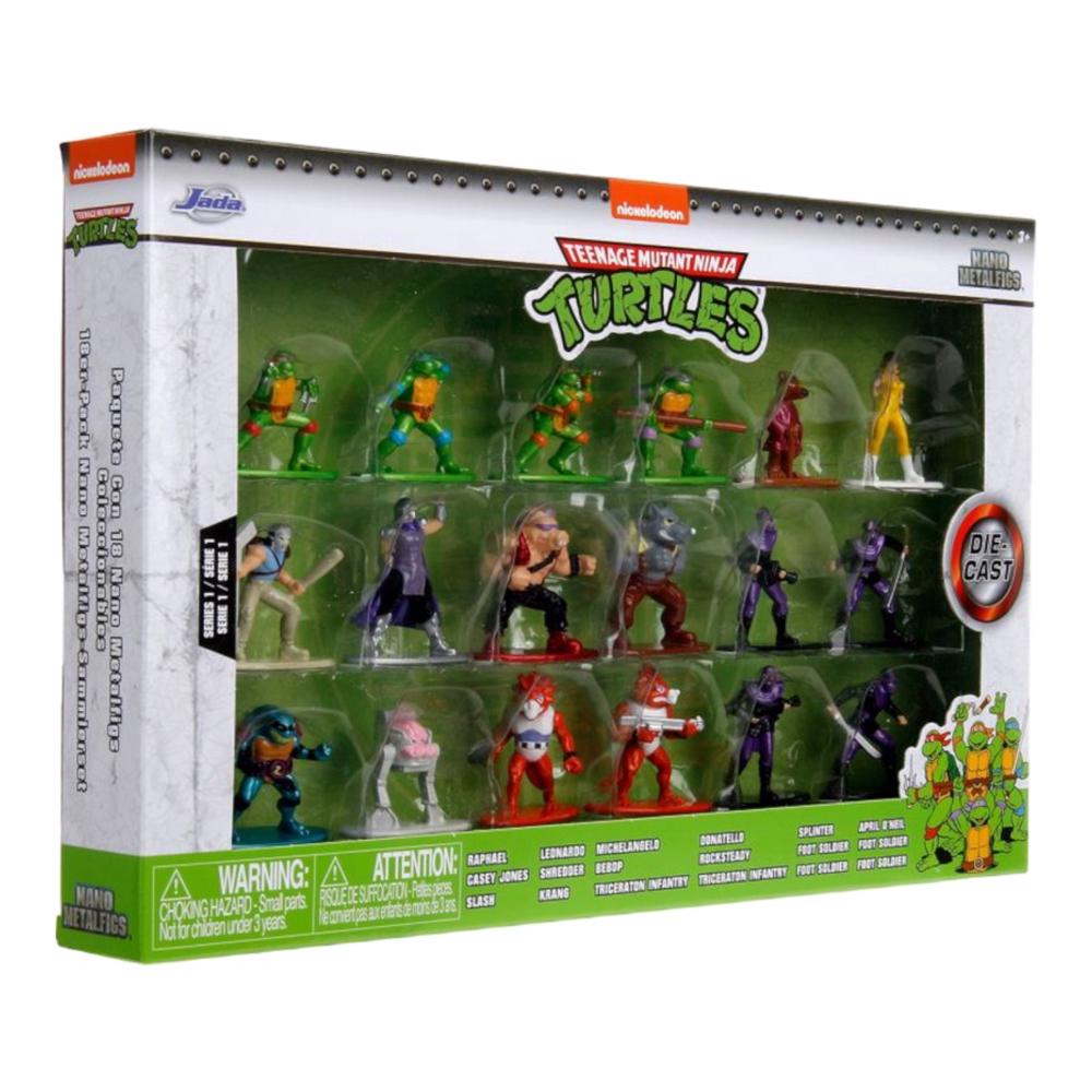 TMNT (TV'87) - Nano Metalfig Wave #1, 18 Pack, 0801310344606