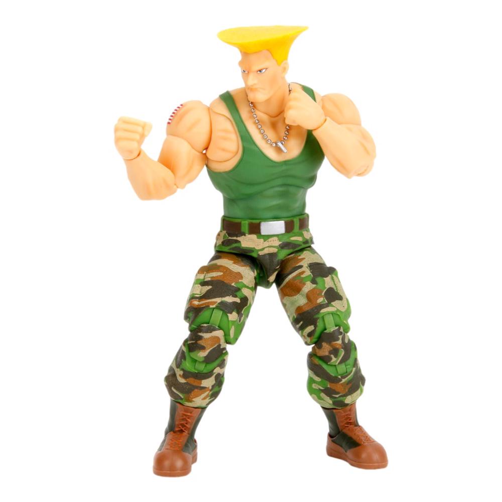 Jada Toys Street Fighter - Guile Action Figure - 6 Inch, 0801310346891