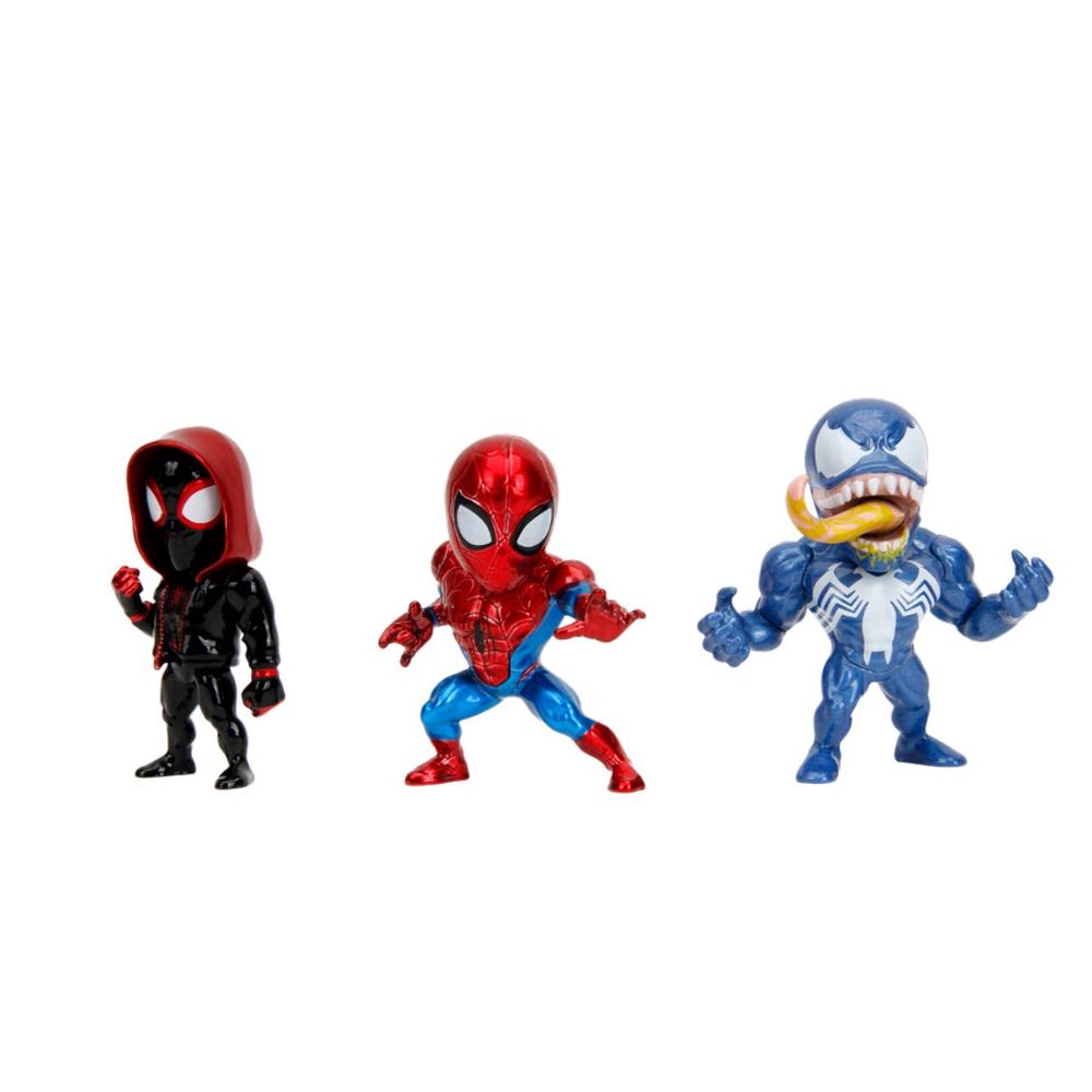 Jada Toys Marvel - Spiderman Metal Figure, 3 Pack - 2.5 Inch, 0801310351161
