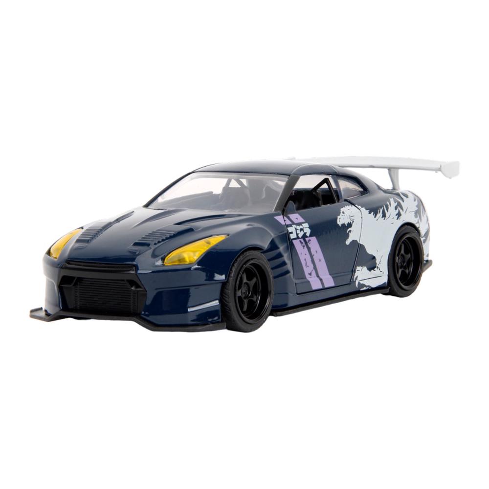 Hollywood Rides - Godzilla HWR - Ben Sopra Nissan GT-R 1:32 Diecast Vehicle, 0801310352953