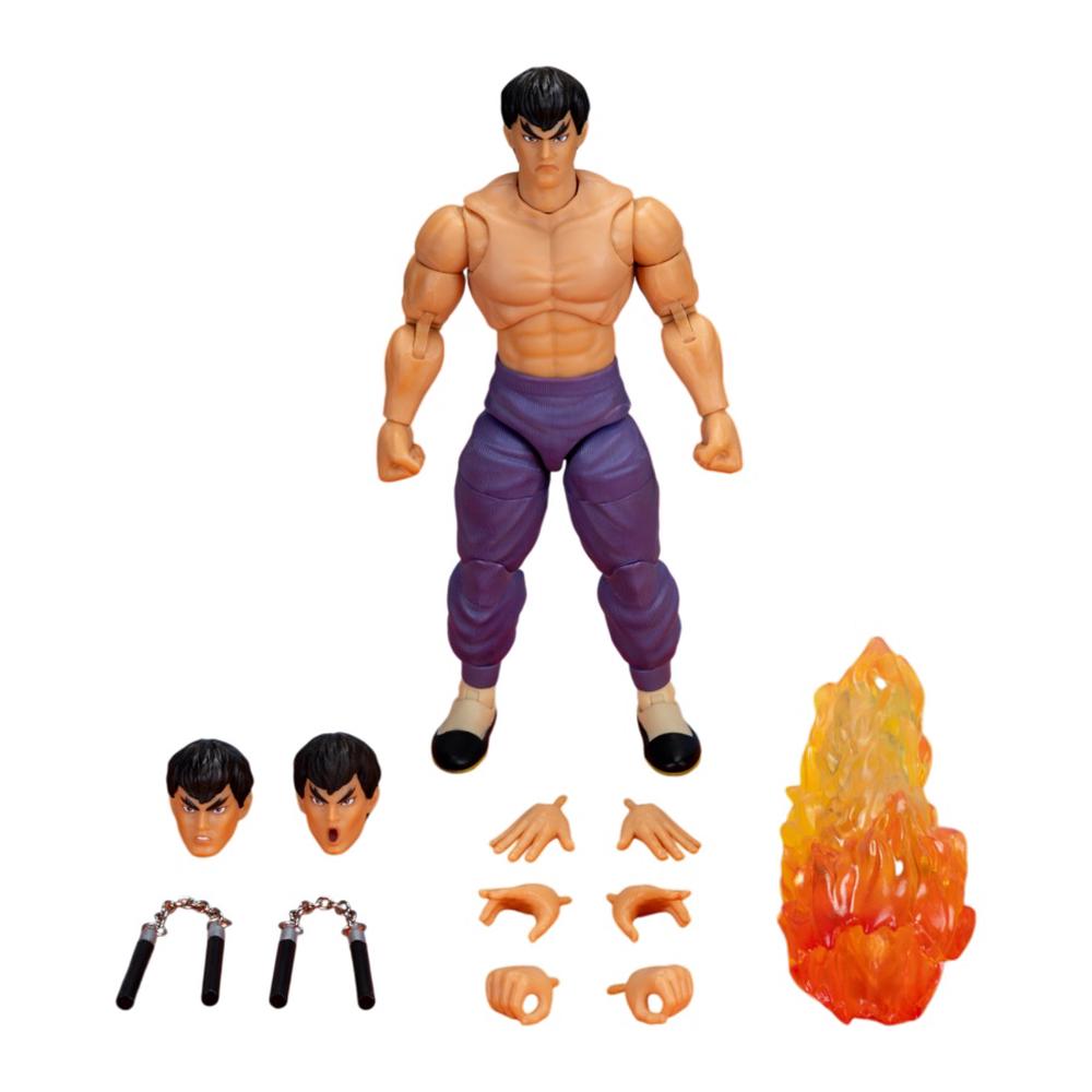 Jada Toys Street Fighter - Fei Long (P2) Deluxe Figure, 0801310355534