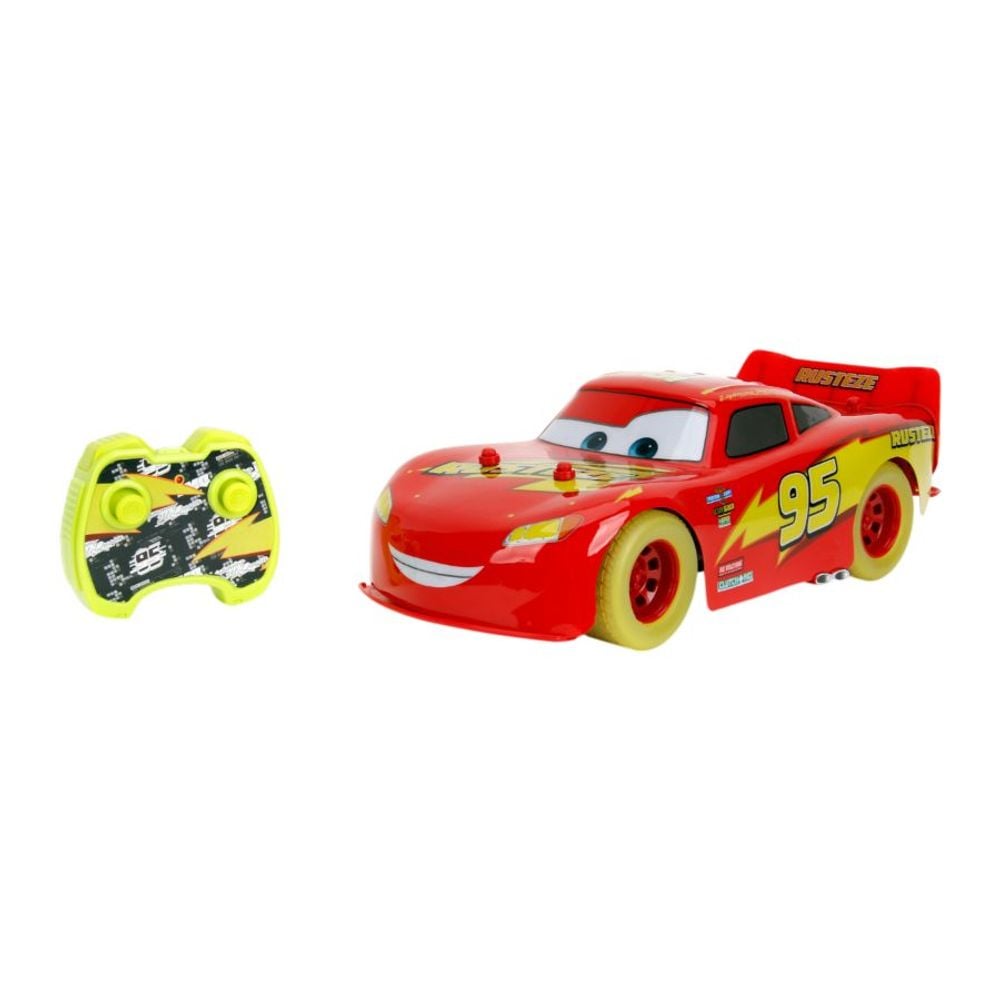 Jada Toys Cars - 1:14 Lightning Mcqueen Glow R/C Car by Jada Toys - ISBN: 0801310355633