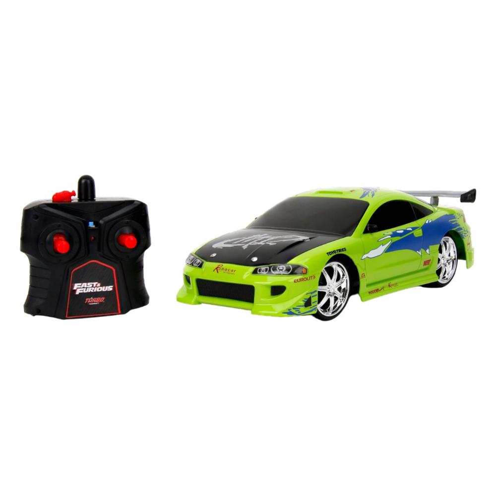 Fast & Furious - 1:16 1995 Mitsubishi Eclipse R/C Car, 0801310355756