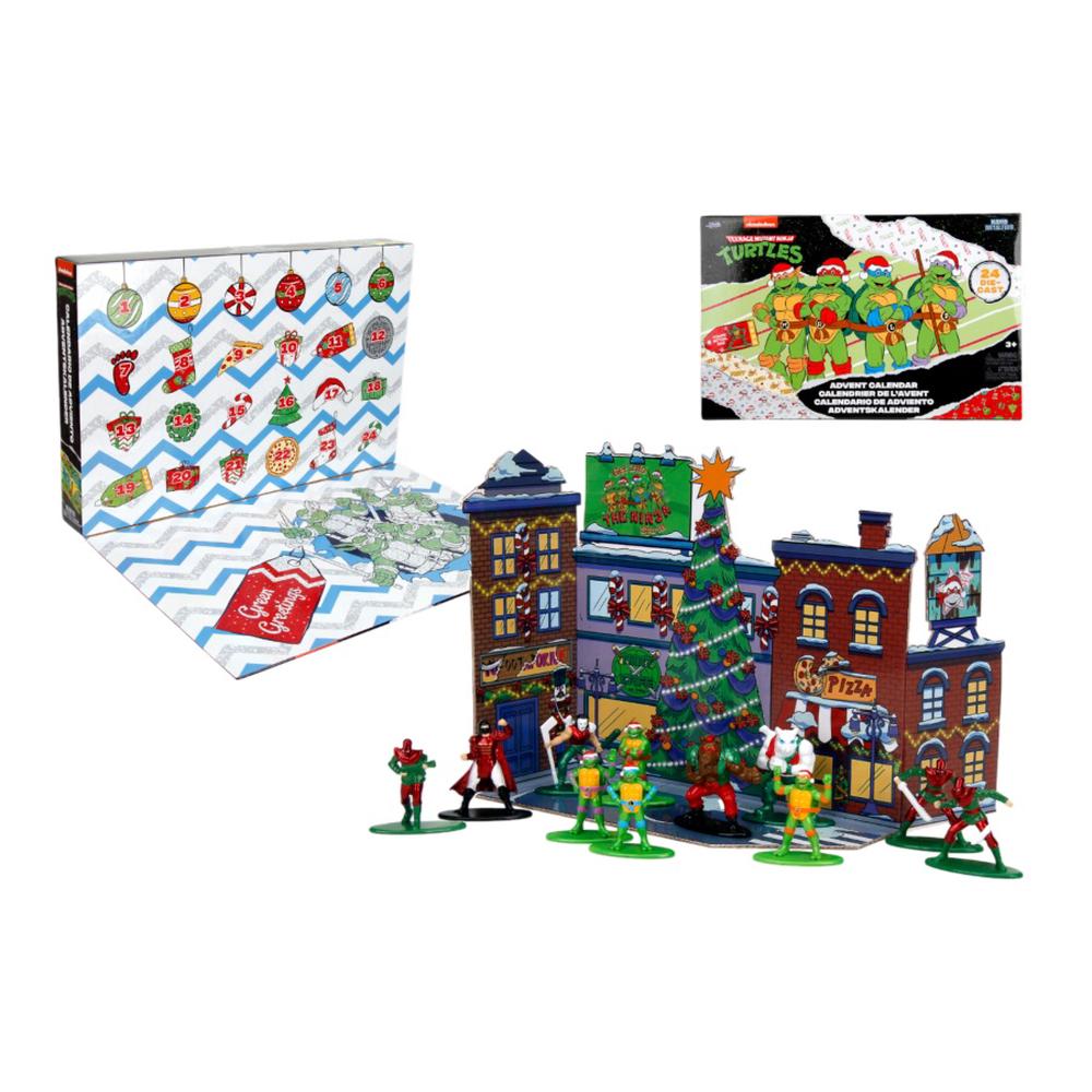 TMNT (TV '87) - 2024 Nano Figure Advent Calendar, 24 Pack, 0801310356616