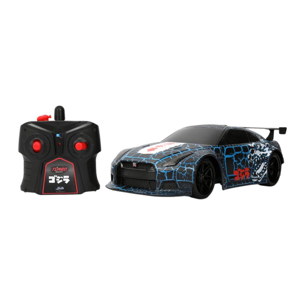 Hollywood Rides - 1:16 Godzilla 2009 Nissan GT-R (R35) R/C Car, 0801310357569